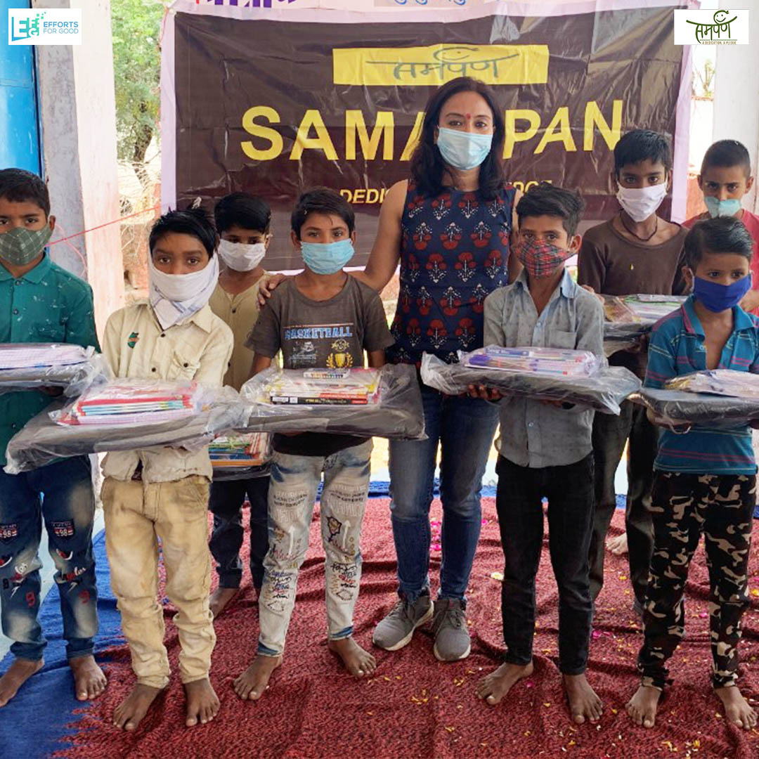 efgorg's tweet photo. #backtoschool
#GroundUpdate

@samarpannorg  distributed stationery kits in Upper Primary schools of Singhpura, Mukundpura, Hanotia villages of Rajasthan

We are grateful to our community members for supporting &amp; enabling this initiative

Kindly contribute: https://t.co/Jxh8BD6RGn https://t.co/PCH6HimS9T