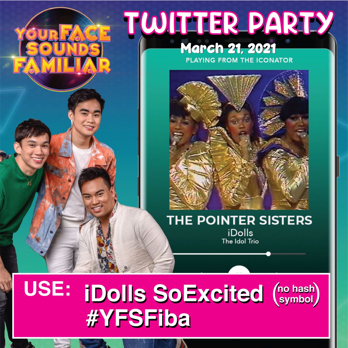 idollsph_'s tweet photo. TWITTER PARTY, DOLLIES and KAFAMILIARS!

Use:

iDolls SoExcited
#YFSFiba

Thank you so much! https://t.co/mKLA9C3St3