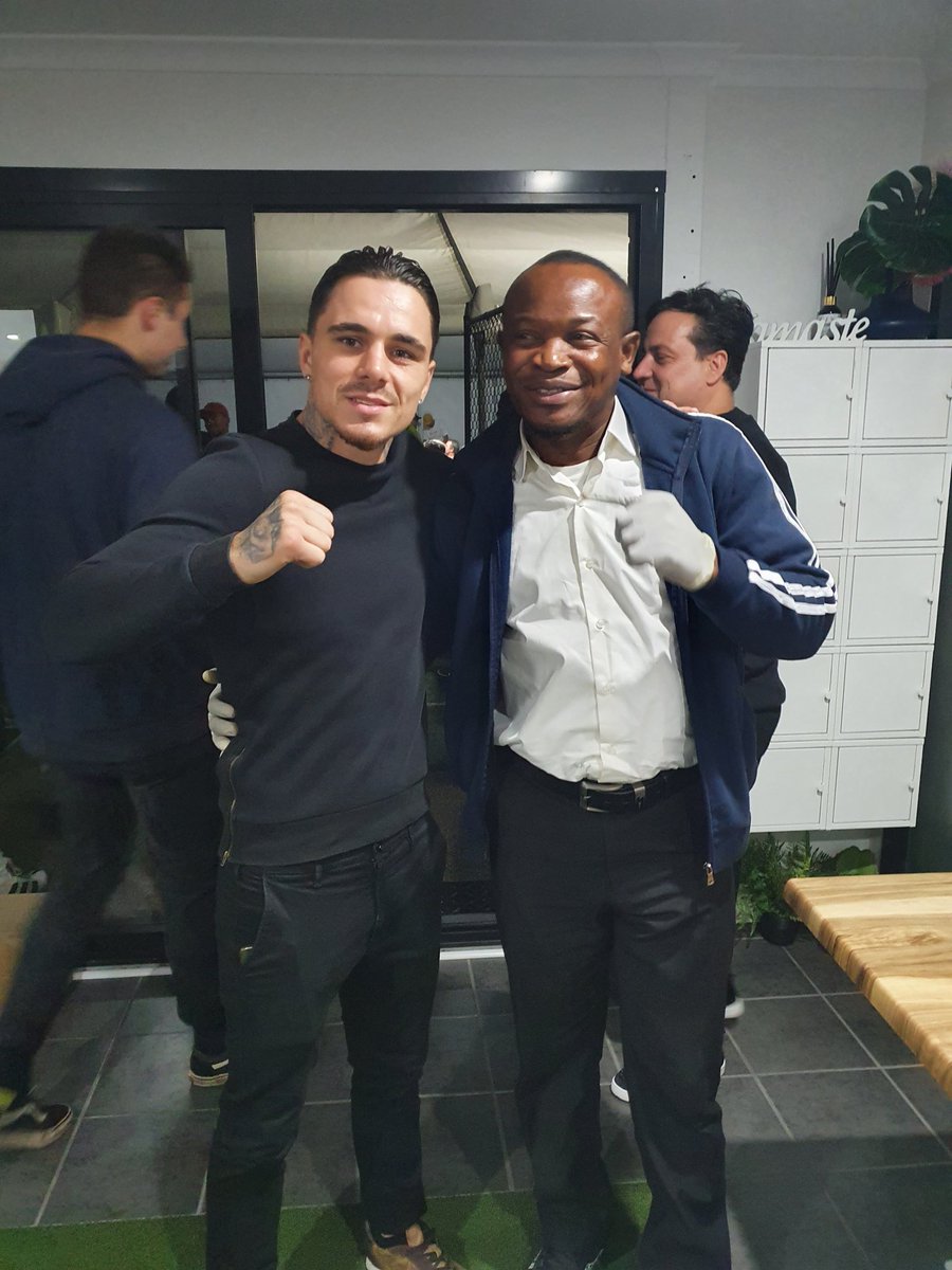 Time with the champ George Kambosos Jnr
