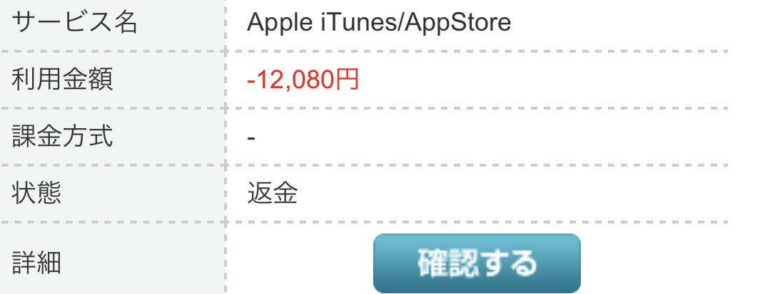 返金申請 返金申請