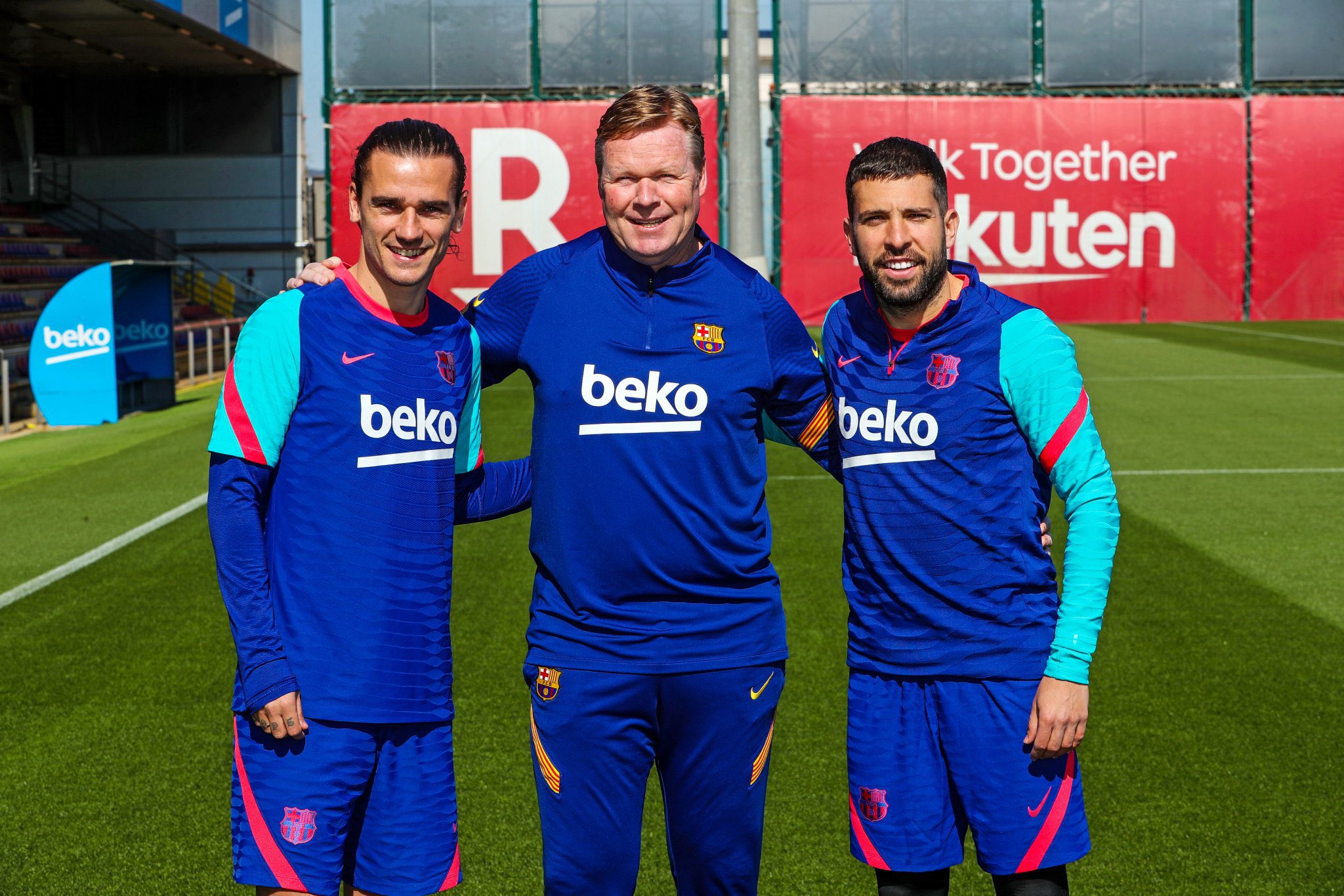Wishing Antoine Griezmann, Ronald Koeman and Jordi Alba all three a very happy birthday. Congratulations! 
