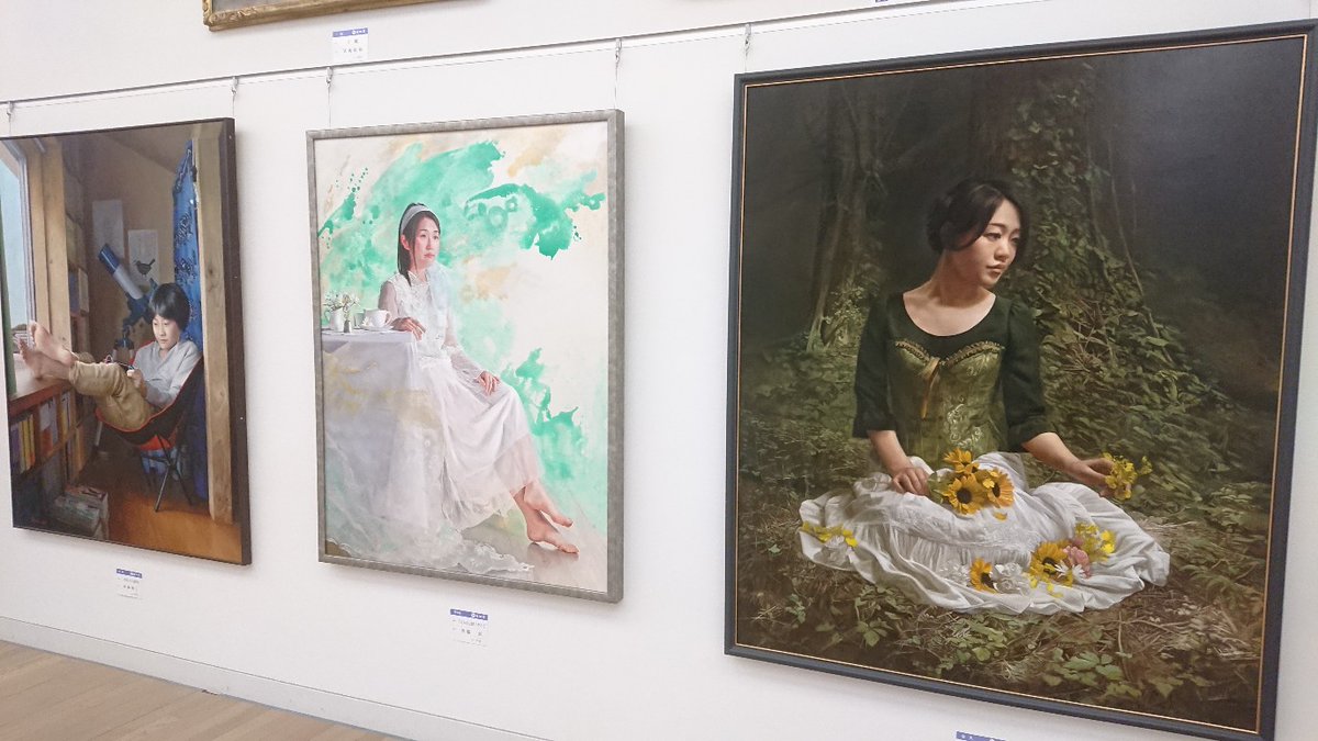 油絵新作♪馬殿財 白日会展・日動画廊昭和会展・太平洋美術展など受賞