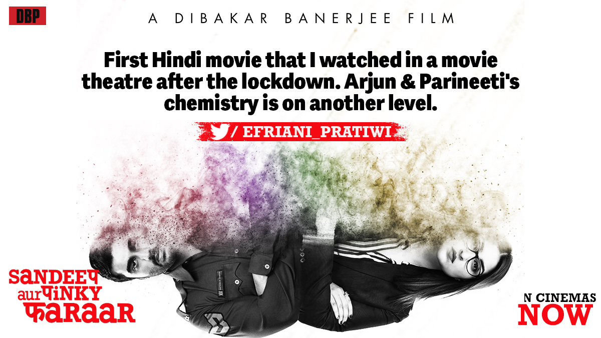 #DibakarBanerjee’s gripping tale #SandeepAurPinkyFaraar is in theatres now! Watch it now. Book tickets - bit.ly/3rXIZZc
