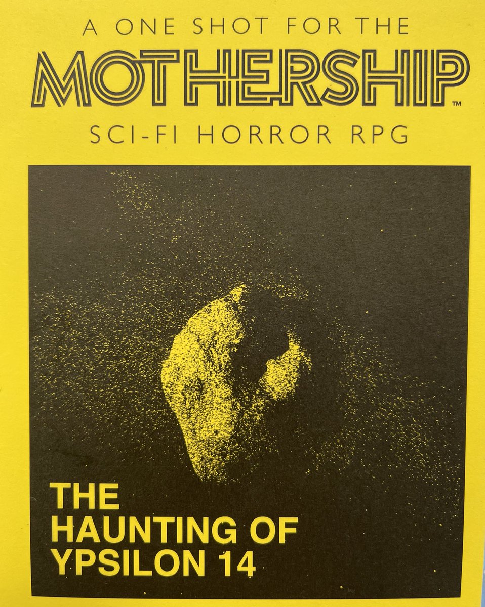 ImpFamiliar's tweet photo. Hey, I reviewed a 2-page (1 sheet, both sides) trifold one shot module for Mothership. I was dubious; It was the first RPG module I ever saw in this format, but it totally won me over. 

https://t.co/dDB9A3Njmr
 
#osr #mothership #zine #TTRPG https://t.co/vszkrHX9BH