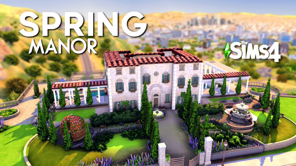rusticsims's tweet photo. 🌸 S P R I N G M A N O R 🌸 | NO CC |#thesims4
Finally spring simmers, ☀️Happy #Sundayv
✅D O W N L O A D : https://t.co/qA8CuaUp5j
✅ID: RusticSims
✅RT
#ShowUsYourBuilds @SimmedUpMag @TheSims #spring #Primavera https://t.co/LTQdgsFWsz
