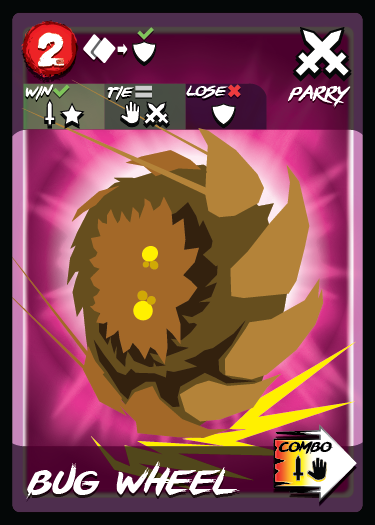 TableFighter's tweet photo. Bug's initial concept was pretty simple: A big monster grappler. Those mesh well since simply adding a grab to a normal deck is very natural and gives you a bigger deck which fits both ideas. Bug takes a lot of design inspiration from Street Fighter's Blanka which is very 1/2 https://t.co/4nq8FWkfF7