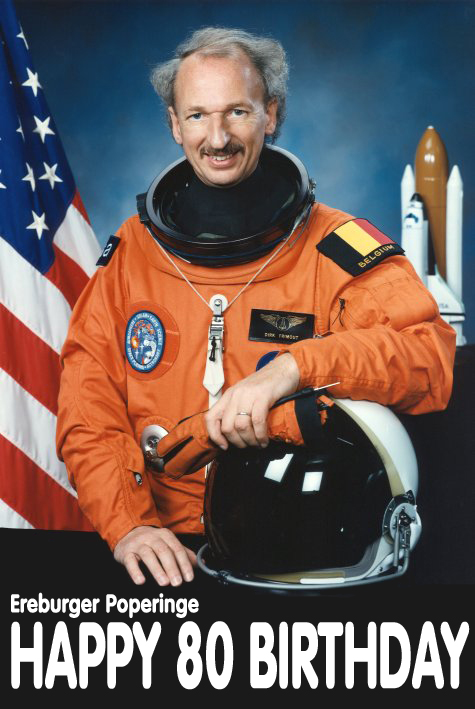 Happy 80 birthday to Dirk Frimout      