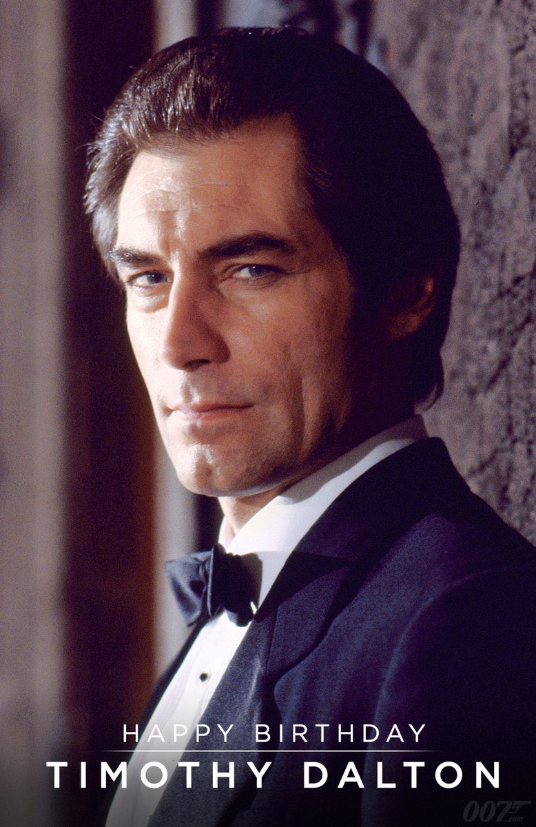 Happy Birthday to former actor, and fellow Welshman, Timothy Dalton!  