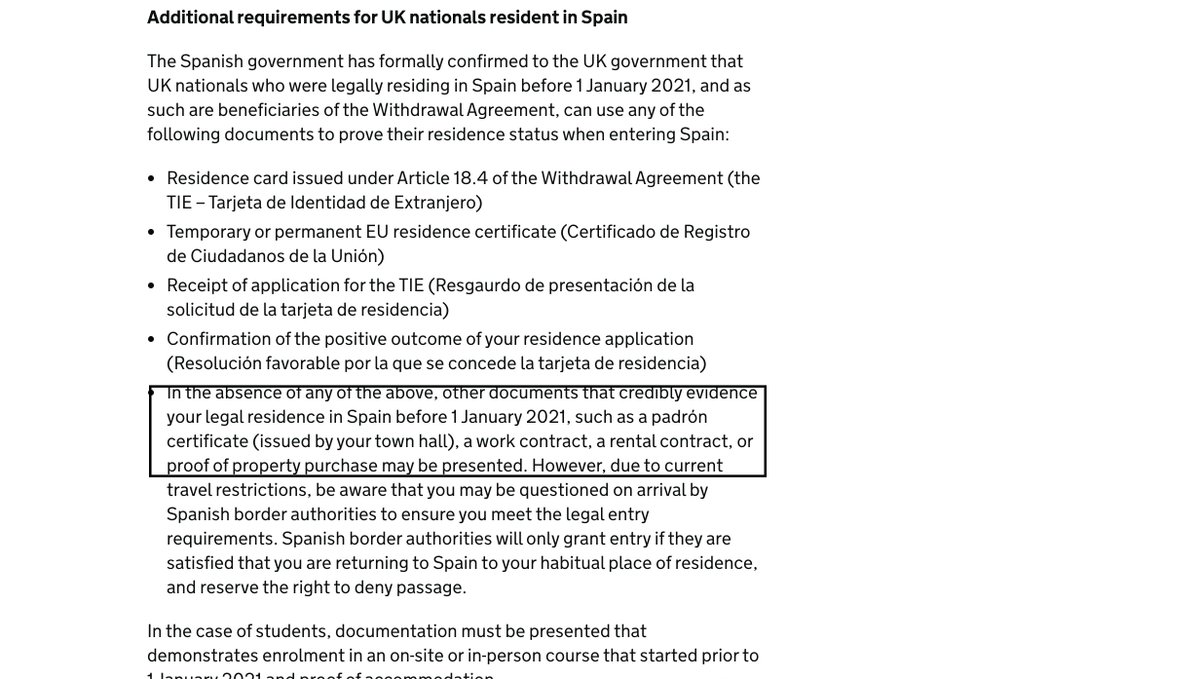 SarahEasyLife's tweet photo. @easyJet I dont have my residency card as due to the backlog I've been waiting for it to arrive since August 2020. I dont have my TIE because I collect it from the Police Station in Ibiza 9th April! Pls confirm easyjet check in staff know to accept the government advice attached https://t.co/Hcr4veOfXE