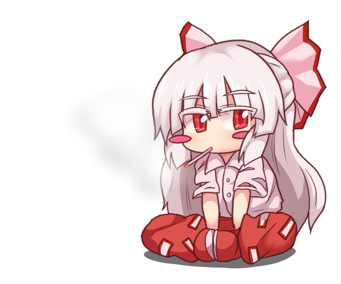 4枚目妹紅ちゃん～これにてエア例大祭終わりっ!ありがとうございました! 