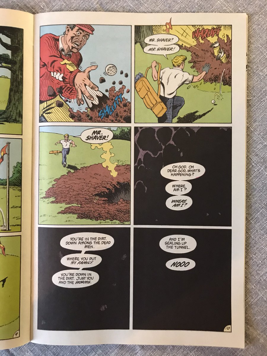 We all knew where that black suit was leading, right?Immersed in Buddy’s grief as we’ve been, it’s a challenge to feel pity as he rampages through his torturers here. But it’s a challenge Morrison isn’t 100% shy of. When he’s done his family are still dead. He feels nothing.