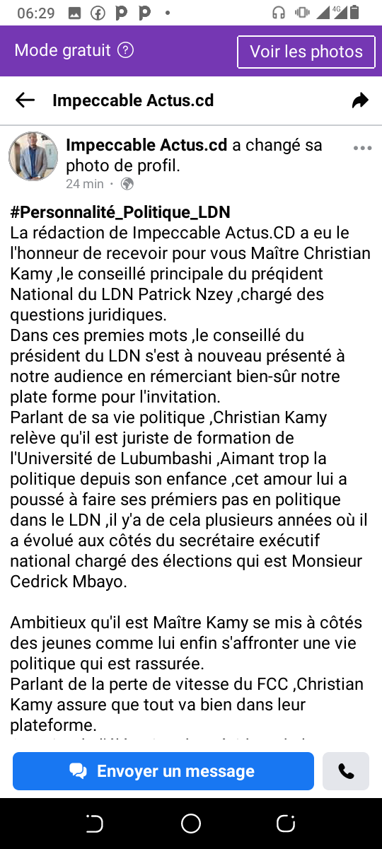DemocratesN's tweet photo. Tribune de @CHRISTIANKAMY1 @CHRISTIANKAMY2 conseiller du Pdt Nat @nzey_patrick et cadre fédéral de haut Katanga https://t.co/gRjo7n5vY7
