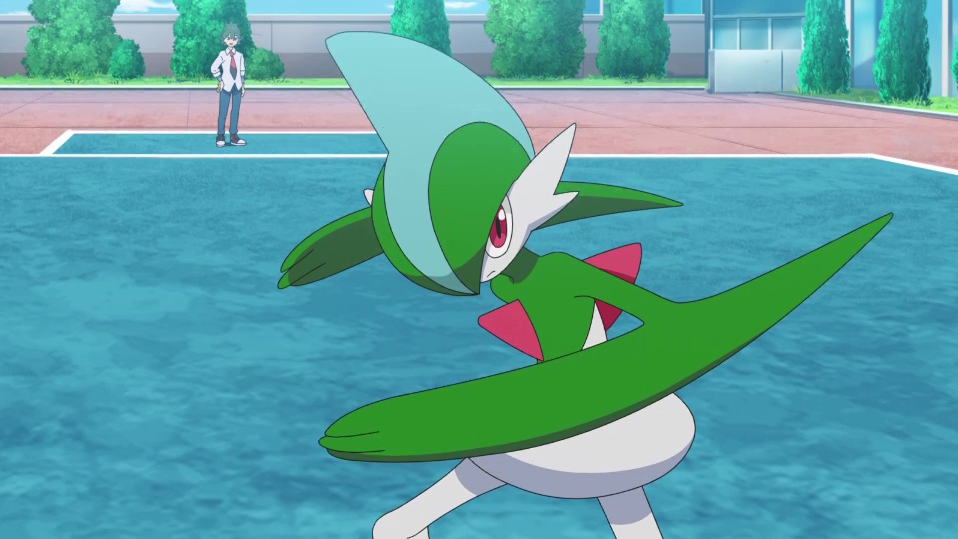 Twitter 上的 アニメ ポケットモンスター 公式 アニポケ ハイライト 第60話 めざせネギマスター つらぬけ騎士道 前回のバトルからさらに強くなっていた エルレイド エルレイドにも熱い騎士道精神が感じられましたね カモネギ との熱い戦いを 第60話