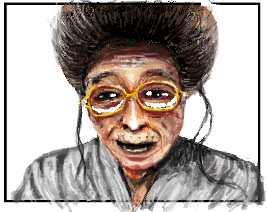 ひとみばあさん 志村 けん イラスト クールイラスト100 バラエティ ひとみばあさん 志村 けん イラスト クールイラスト100 バラエティ