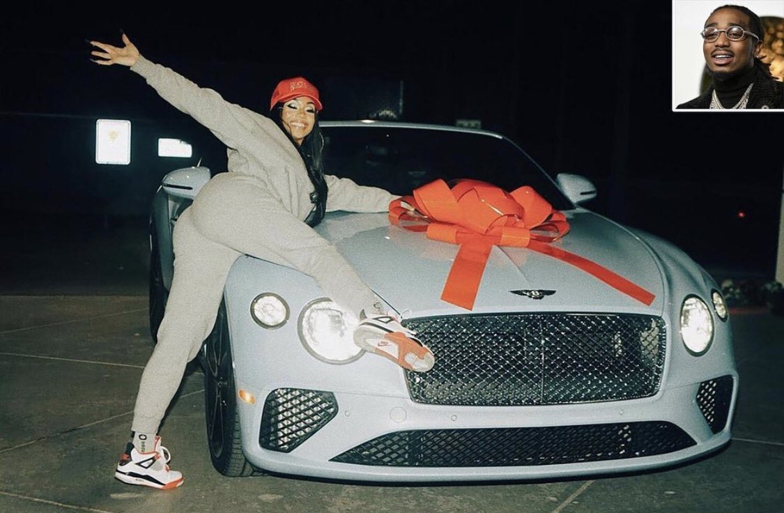 Twitter Reacts As Quavo Reportedly Repossesses Bentley He Got His Ex Saweetie For Christmas 