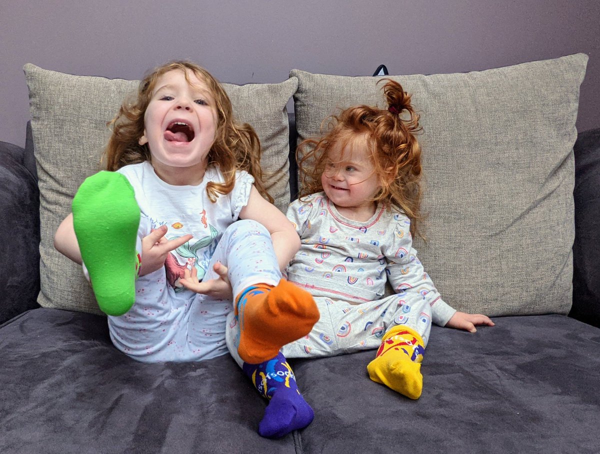 smee_tim's tweet photo. World Down Syndrome awareness Day #LotsOfSocks @DSAInfo https://t.co/sRhaKDLTkd