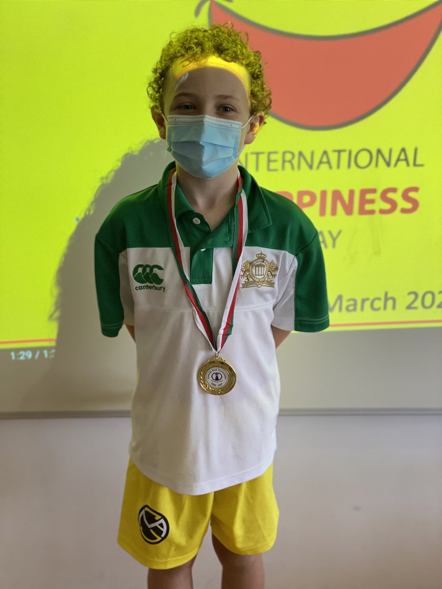 Check out our Gaelic Football star! Well done, Macdara!