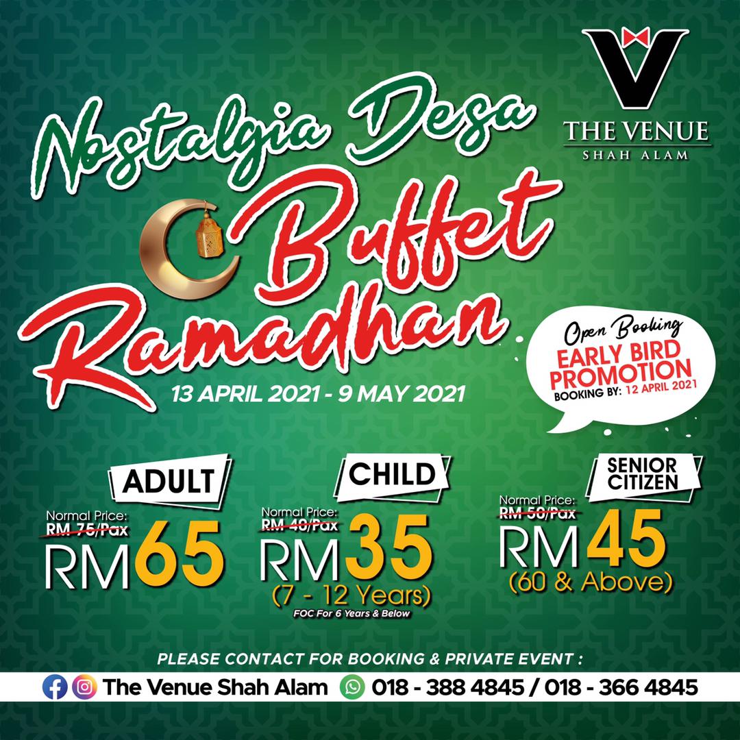 HishamDaud2's tweet photo. Jom booking berbuka puasa di TheVenue Shah Alam 

Tak boleh nak rentas negeri balik kampung lagi kan.

Berbuka dengan masakan kampung di sini je sambil2 borong kuih raya dan kek tapak kuda Nutella dan brownies Nutella pakcik kat sini sepanjang Ramadhan ni https://t.co/IgSHT0b59i