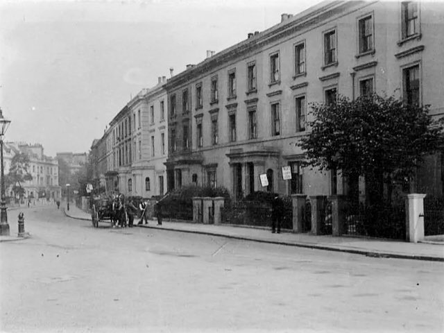Elgin Crescent, c 1900 London W11.