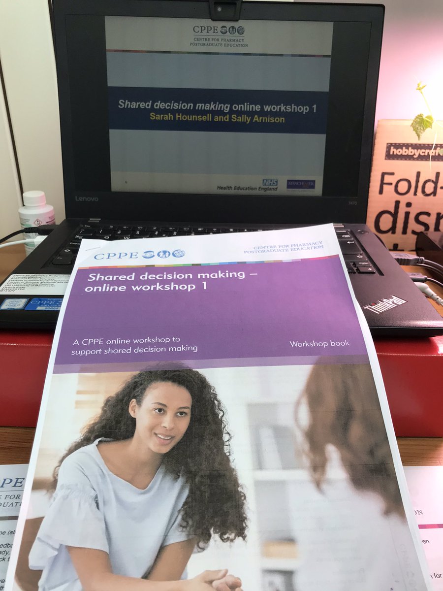 Super excited this morning to be delivering this #shareddecisonmaking workshop with <a href="/sarahcppe/">Sarah Hounsell</a> #twoexpertsintheroom