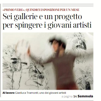 EdoardoSemmola's tweet photo. e sempre sul @corrierefirenze parliamo anche di arte contemporanea, giovane, diffusa, variegata: #PrimoVere. Con le gallerie coordinate da #sergiorisaliti del @MuseoNovecento @frittelliarte @GalleriaIlPonte @EduardoSecci @SantoFicara @laportineria #Poggiali https://t.co/LrZHb6sY4v