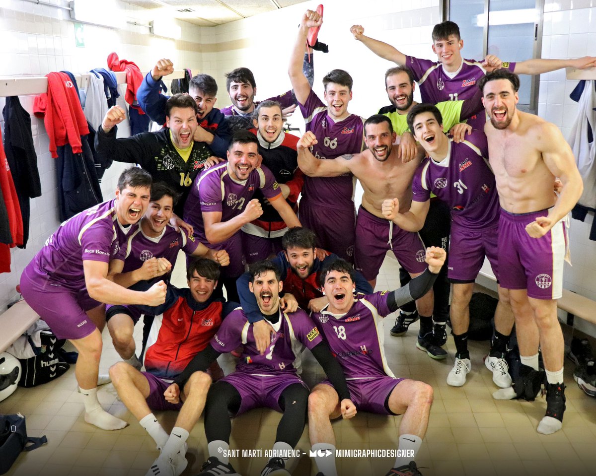 👊1ª final, 1ª victoria. Estrenamos la fase decisiva de #DHPlataMasc superando a un gran <a href="/AmenabarZarautz/">Amenabar Zarautz</a> (25-23) en la Verneda. Sumamente orgulloso de este vestuario, <a href="/SAdrianenc/">Handbol Sant Martí Adrianenc</a>. Balonmano, pasión y mucho trabajo para seguir viviendo el sueño de la élite.