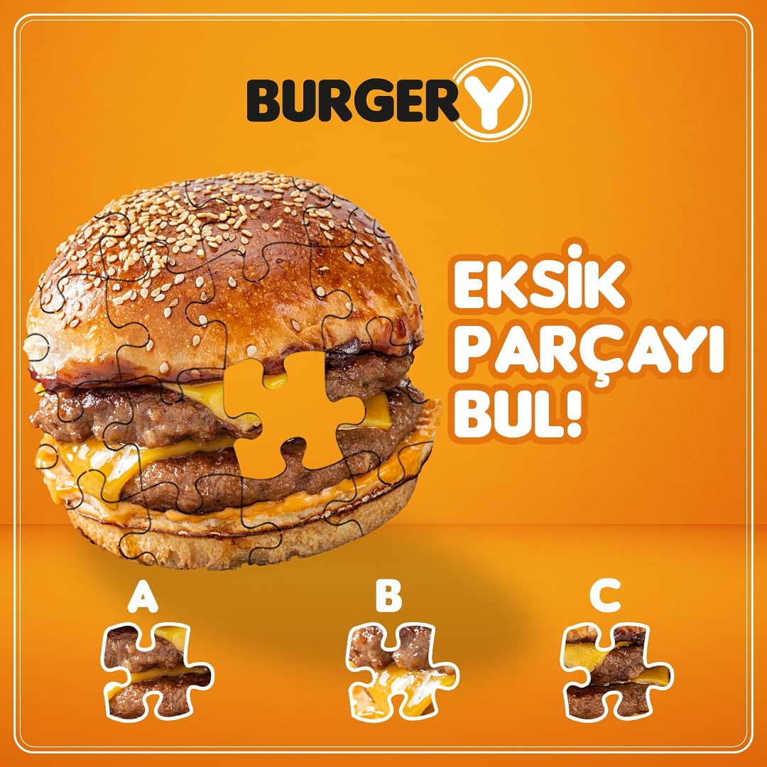 Haydi Enfes Burger'imizdeki Eksik Parçayı Bul Cevabını Yorumlara Bırak!