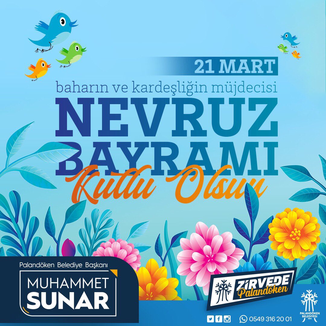 • Nevruz Bayramı Kutlu Olsun...
.
#21MartNevruzBayramı 💐