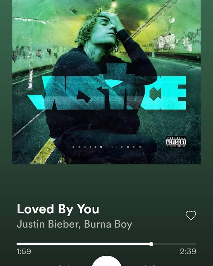 GreenPointMusic's tweet photo. Who else is feeling this Justin Bieber's collab, 'Loved by You' with Burna Boy? 😎

#Afrobeats #BurnaBoy #JustineBieber download here https://t.co/tSUdBhOVhf

#WeAreGreenPoint
#GreenPointMusic
#GreenPoint https://t.co/eiTgriD7DG
