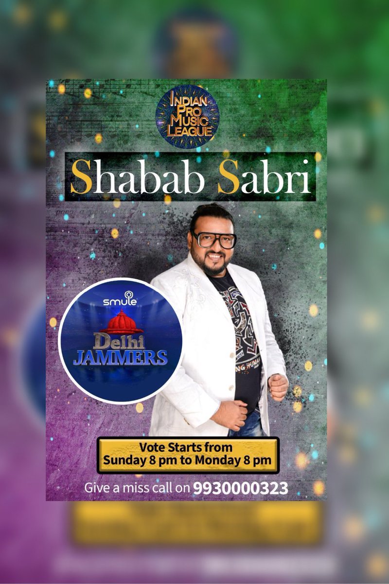 ShababSabri's tweet photo. Vote for #delhijammers https://t.co/hFdkMAUIWe