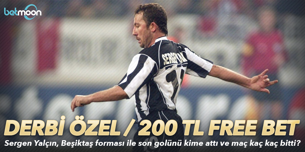 🍀"Sergen, Beşiktaş forması ile son golünü kime attı ve maç kaç kaç bitti ?" sorusunu doğru bil ÇEKİLİŞSİZ 200 TL FreeBet hesabına gelsin!

✍️ Katılım formu ve şartlar için tıklayınız: bit.ly/3c7cjH7
