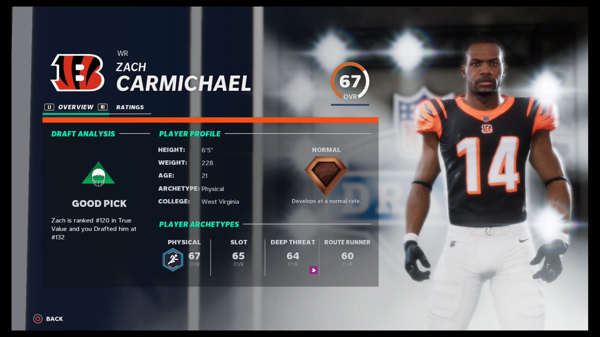 SPML_Bengalz's tweet image. #SPML20 DRAFT 5th Round Pick @SPML_CFM