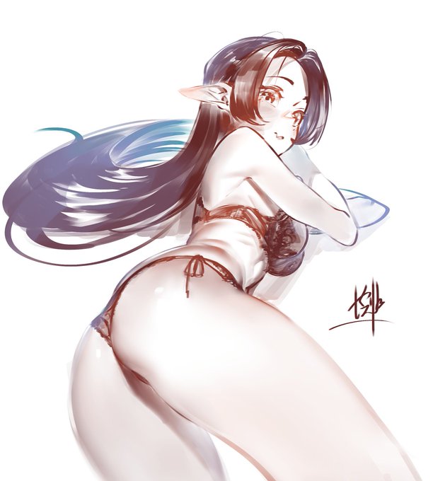 らくがきエルフ尻(`、3_ヽ)_ 