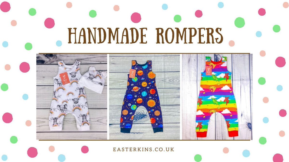 Rompers are perfect all year round, plus these styles are gender neutral too! From flying by Mars to soaring with dragons, your little one can take a trip on the wild side with the rainbow babies romper! 
buff.ly/3kPDx7M

#UKGiftAM #UKGiftHour #MHHSBD #SBS #shopindie
