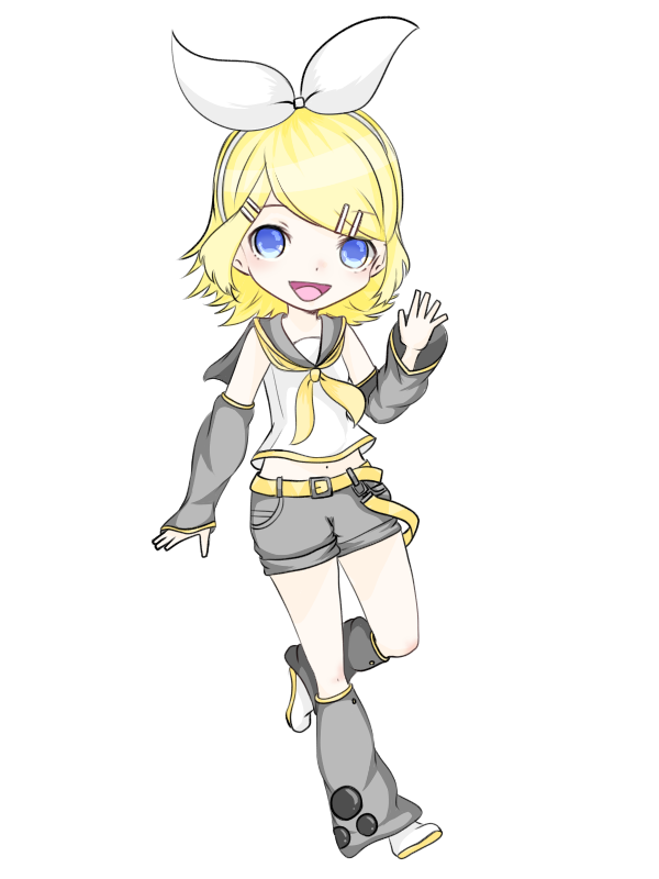 藍 鏡音リン イラスト 藍 鏡音リン イラスト