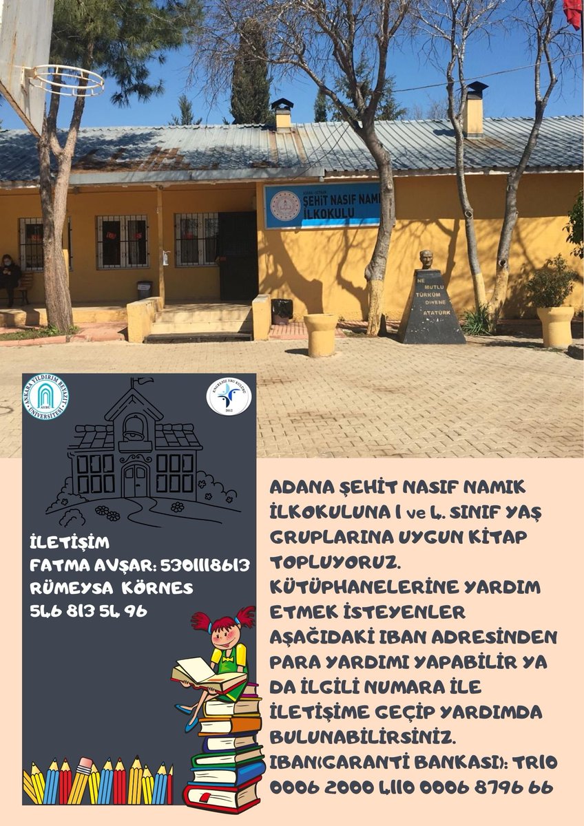 Miniklerimiz için yardım bekliyoruz 🤩📚