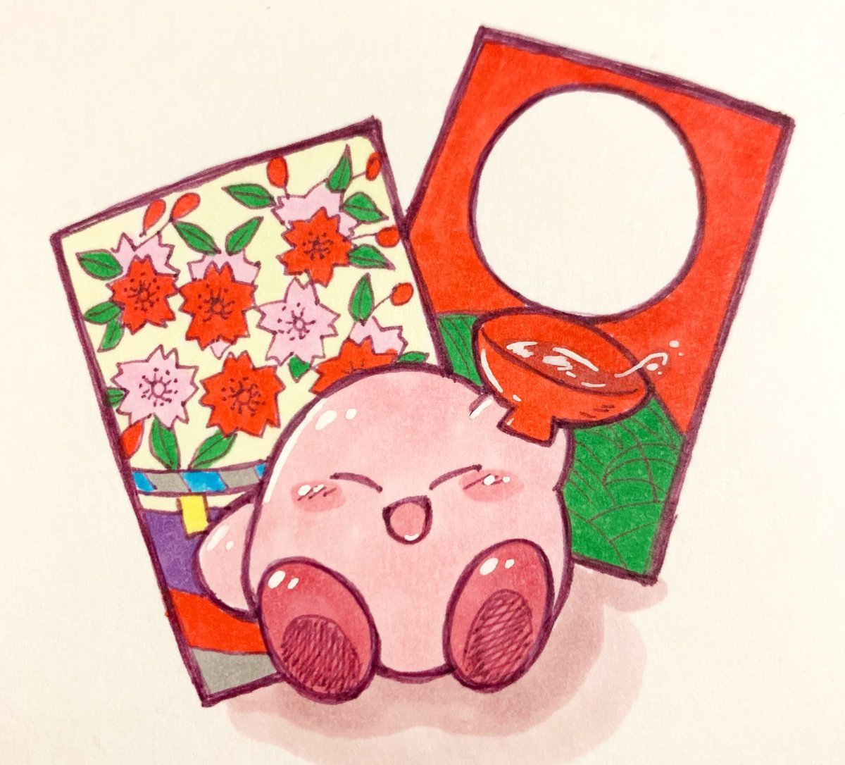 あら カービィ つきみ 花見 ぽよみで一杯 リンゴジュースで乾杯中 カービィ イラスト コピック Kirby Illust Copic あら カービィ つきみ 花見 ぽよみで一杯 リンゴジュースで乾杯中 カービィ イラスト コピック Kirby Illust Copic
