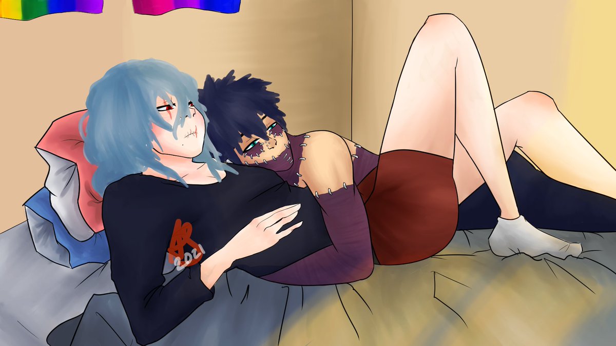 DecayedPotato's tweet photo. Theyre being domestic bois
#shigaraki #shigadabi #TomuraShigaraki #dabi #mha https://t.co/WrjPL7XDtD