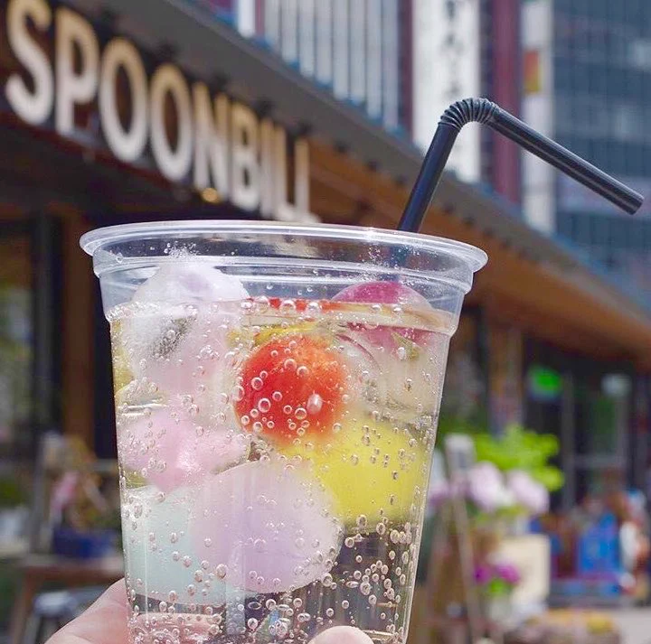 色鮮やか！大阪府「SPOONBILL天王寺」の「フラワーアイスボールスカッシュ」が素敵！