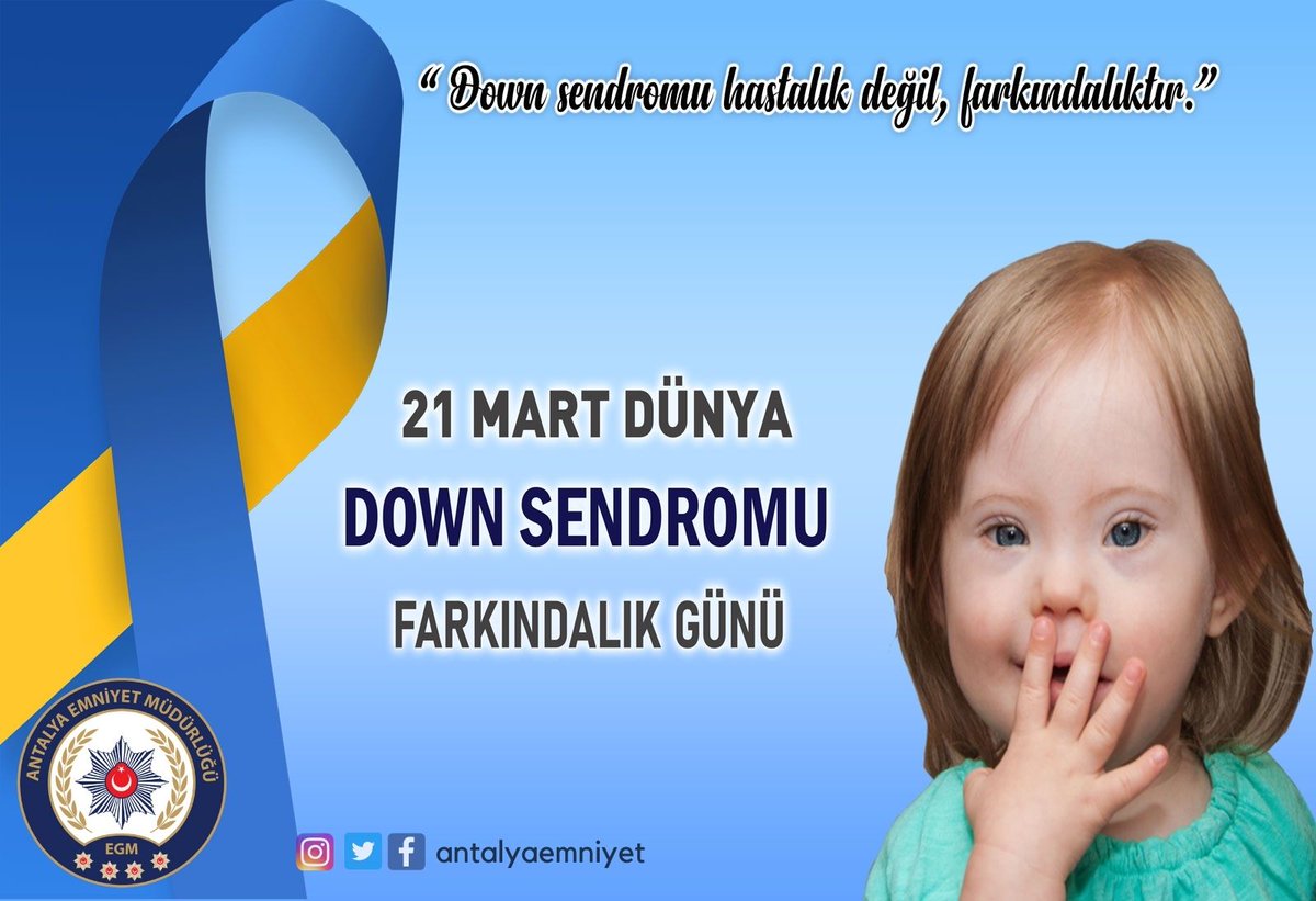 AntalyaEmniyet's tweet photo. #21MartDünyaDownSendromuFarkındalıkGünü https://t.co/ypmJnznW2q