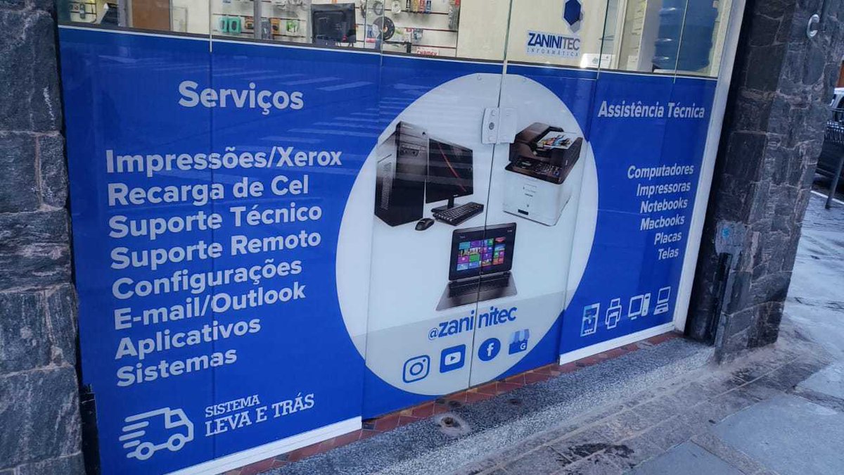 ZaniniTec's tweet photo. Assistência Técnica e serviços de informática.

Atendemos no Whatsapp (11)99920-7316

Rua Doralisa 339 na Vila Carrão https://t.co/Qdt2P1yDMc