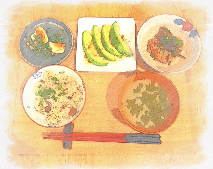 晩御飯のtwitterイラスト検索結果