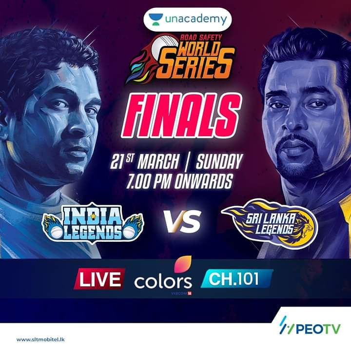 BloodsCricket's tweet photo. ➡️ Match Day 📍
➡️ Final 
➡️ @srilankalegends 🆚️ @indialegends 
➡️ at 7 PM 

@RusselArnold69
@Upulthara44 @farveezmaharoof @imDhammika @Sanath07 @HerathRSL 
#srilankalegends #indialegends
#indlvssll #dilshan #jayasuriya #upultharanga #kulasekara #herath #maharoof #russelarnold https://t.co/NfpZgtCXPi