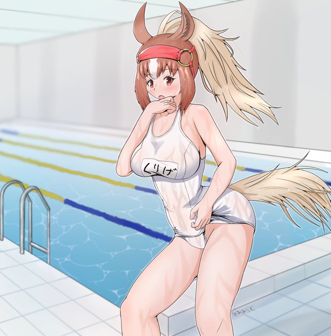 白スクうっすら透け差分 