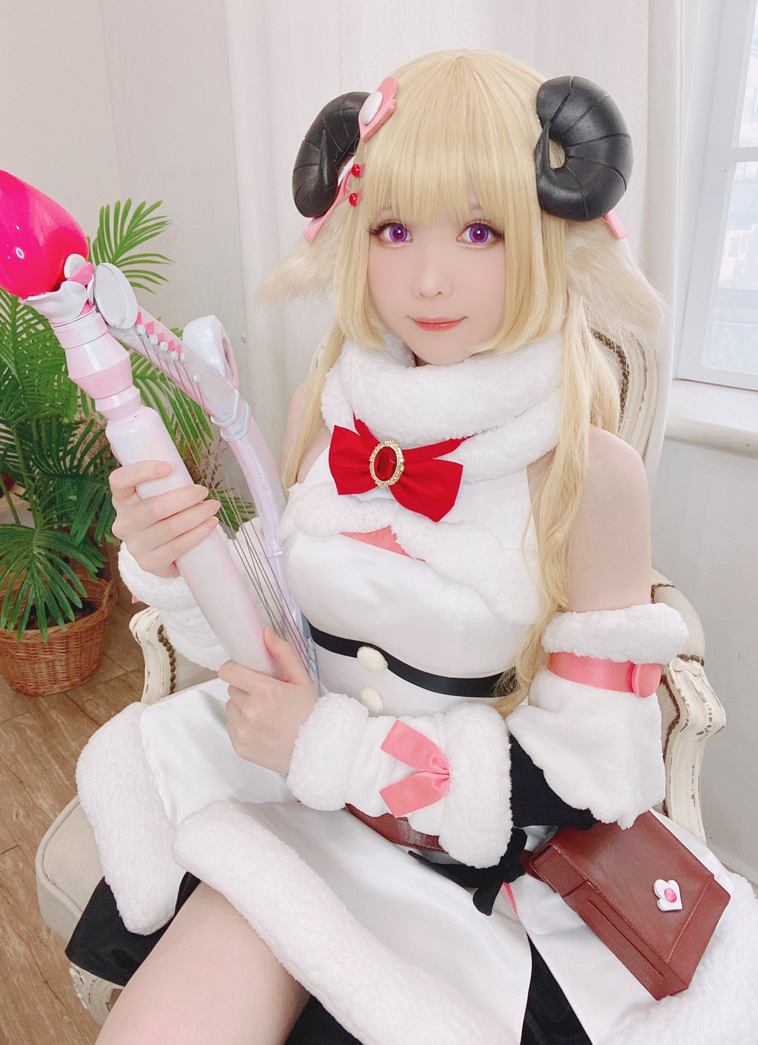 画像,わためぇ🥰❣️#角巻わため#コスプレ https://t.co/9F5hyPrP16。