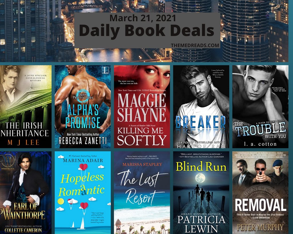 Themedreads's tweet photo. March 21, 2021 - Daily Book Deals
https://t.co/T1BW0cGzgA

#book #bookdeals #bookblogger #bookshelf #booksforsale #BookTwitter #BookRecommendation #bookstagram #bookblog #booksbooksbooks https://t.co/wUlnodCqVg