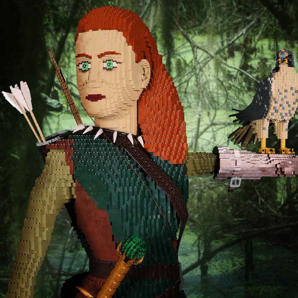 It's #InternationalDayOfForests, the favoured terrain of our Huntswoman from BRICKLIVE Fantasy Kingdom! #BRICKLIVE #LVCG #InternationalDayOfForests2021