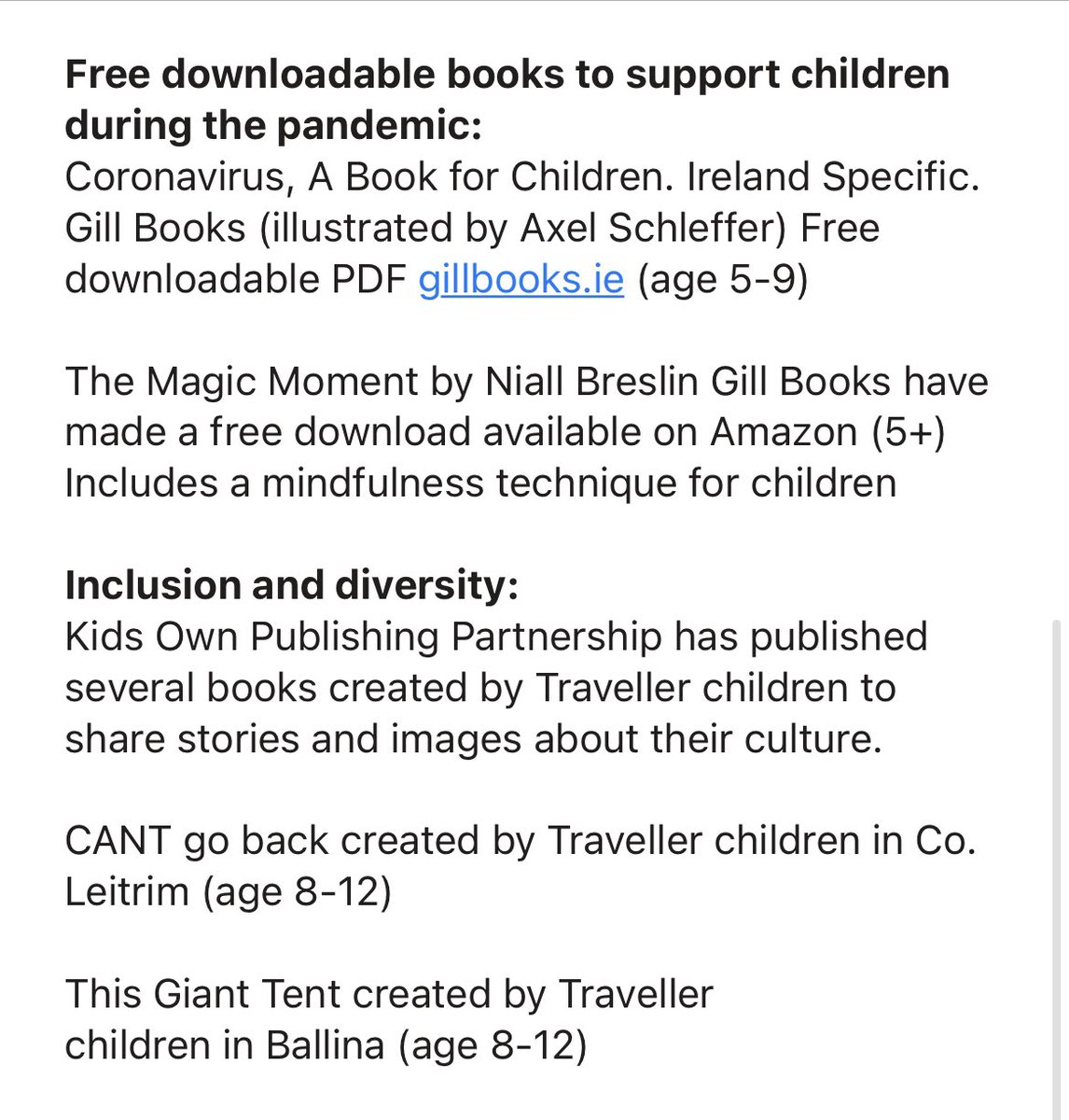 louisemcsharry's tweet image. These are the children’s books recommended by @HollyAnnFoley on the show just now.