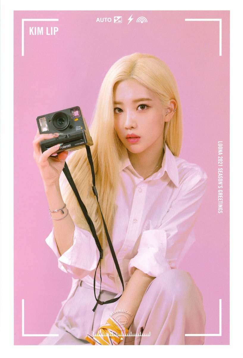loona scans on Twitter "Seasons Greetings 2021 » Postcards » Kim Lip