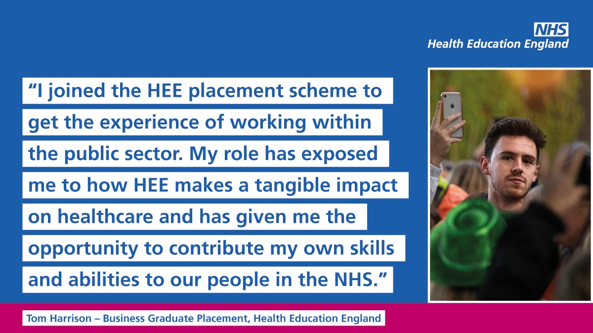 NHSE_WTE's tweet photo. The application window for our Graduate and Student Placement Scheme closes in a week's time! The scheme offers the opportunity to have an impact on healthcare. 

For more information and to apply visit our page 👉🏽 https://t.co/80EDM3jzvf  
#PlacementScheme #GraduateScheme https://t.co/6cUJGRQXyu